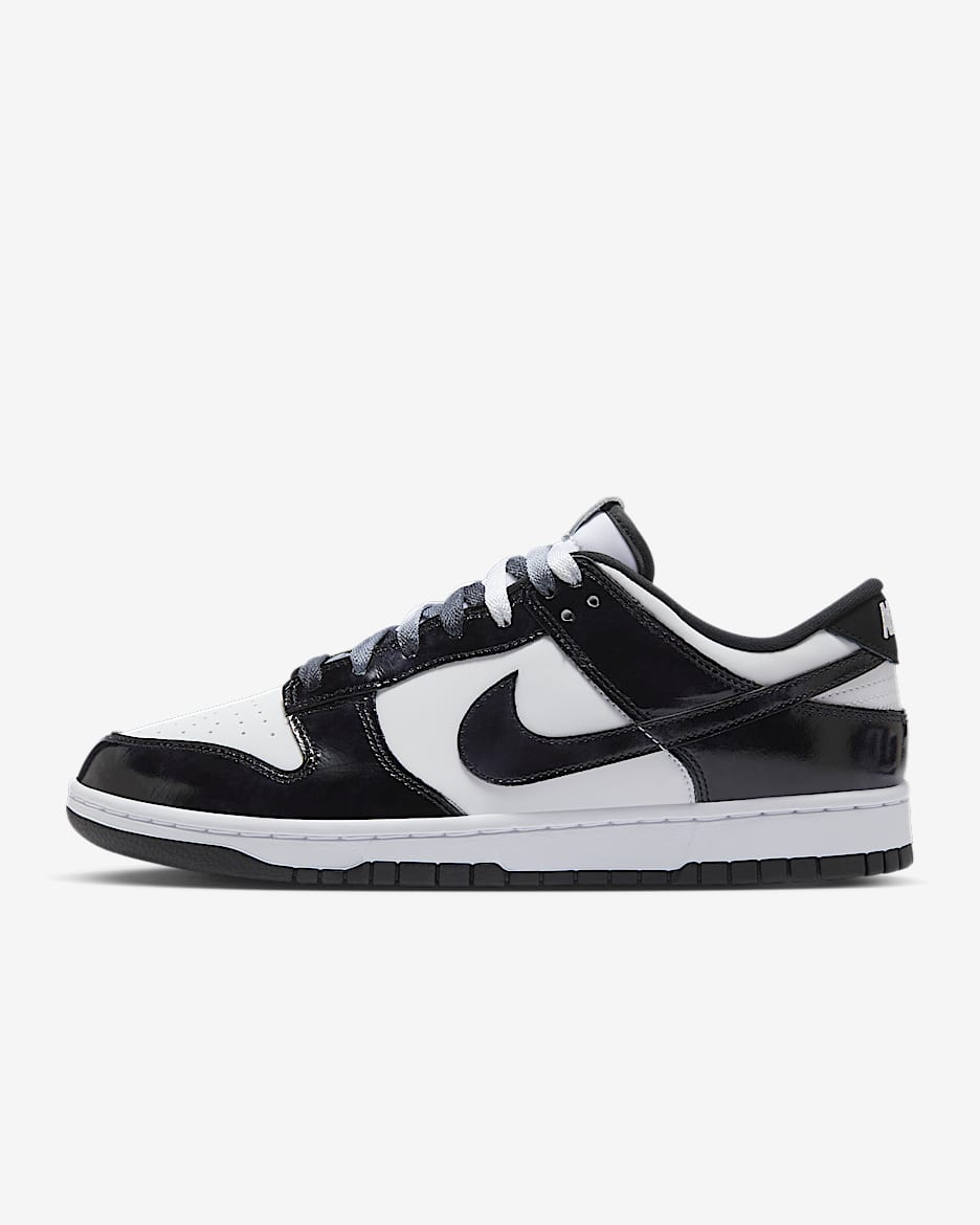 Nike Dunk Low Retro SE 男子运动鞋 - 白色/黑/黑