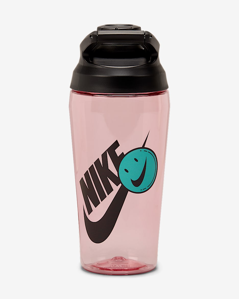Nike 470ml TR Hypercharge Chug 印花水壶 - 盐粉色/黑/黑