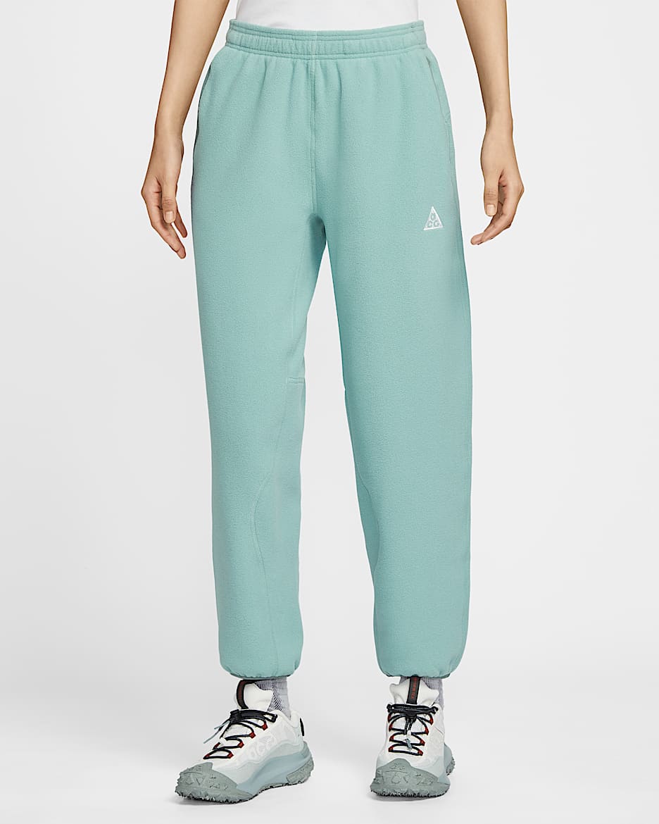 Nike ACG "Wolf Tree" 女子摇粒绒九分裤 - 加农绿/土绿/土绿/山峰白