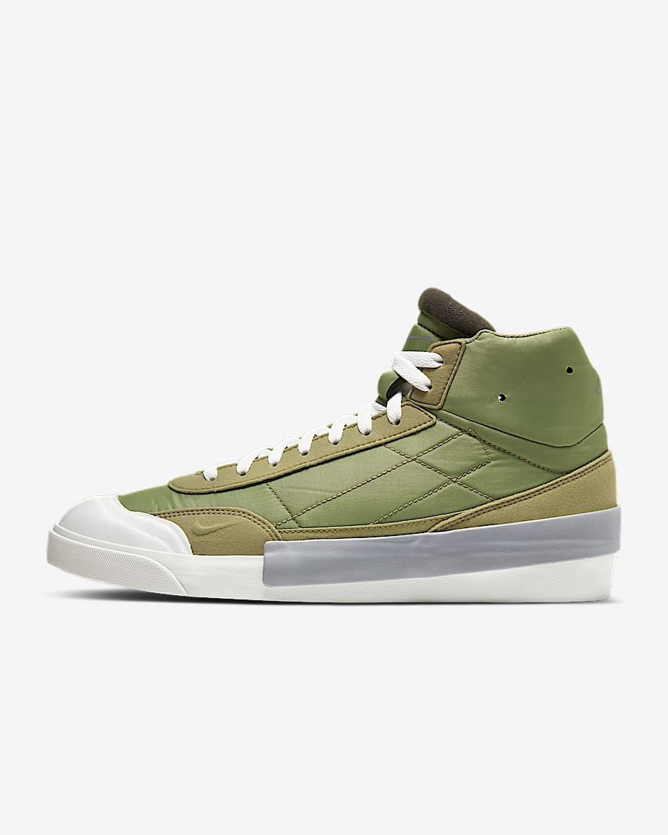 Nike Drop-Type Mid 男子运动鞋 - 灰橄榄绿色/山峰白/狼灰