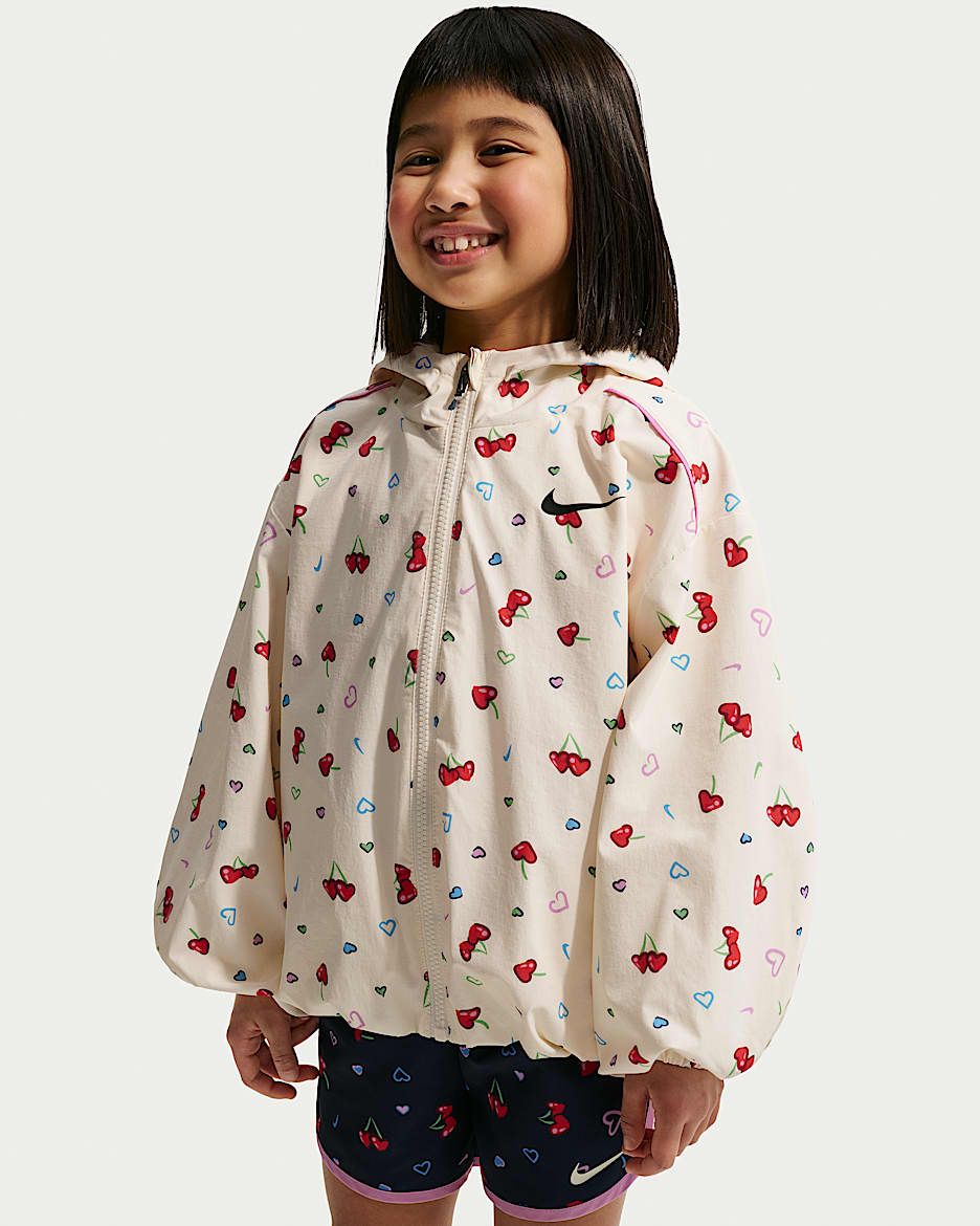 Nike 幼童速干梭织夹克 - 珍珠灰