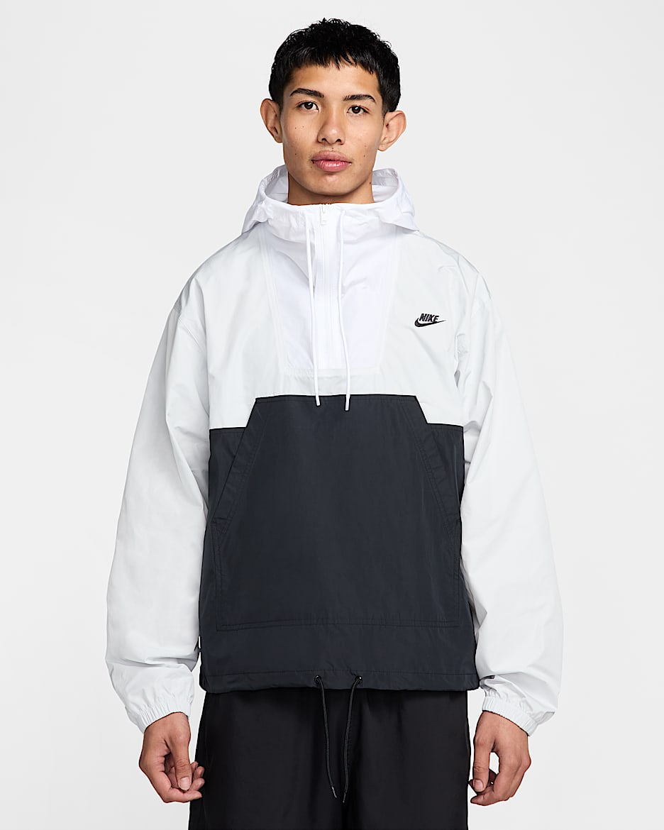 Nike Club Marina 男子套头上衣 - 尘光子色/黑/白色/黑