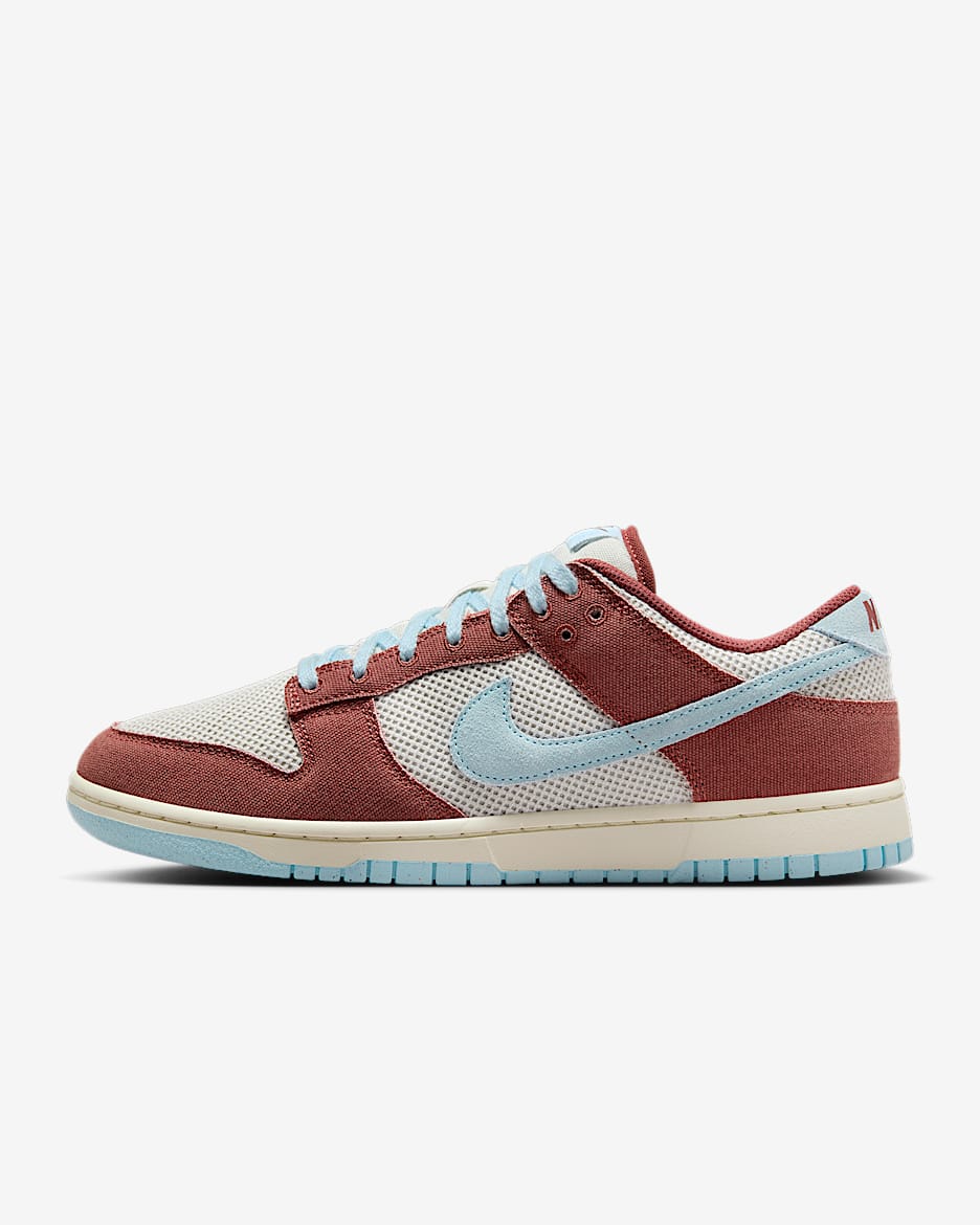 Nike Dunk Low Retro SE 男子运动鞋 - 地棕/浅骨色/淡象牙白/天青石蓝