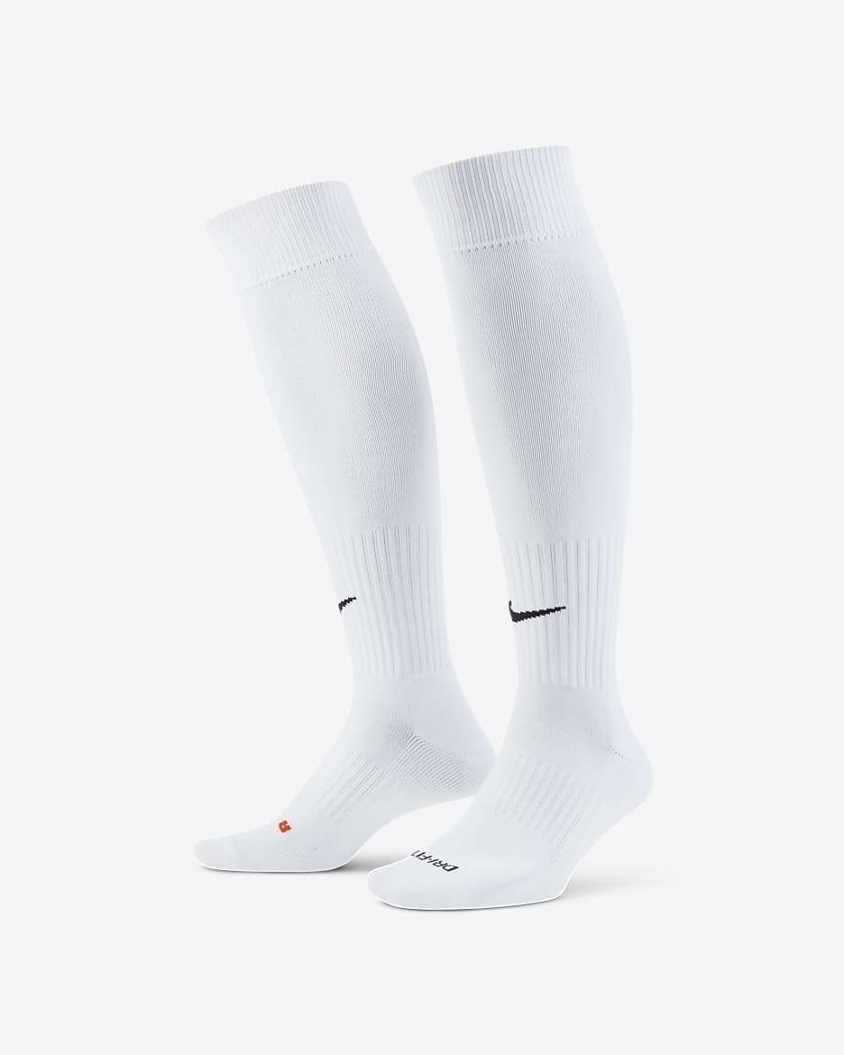 Nike Academy 足球运动袜 （1 双） - 白色/黑
