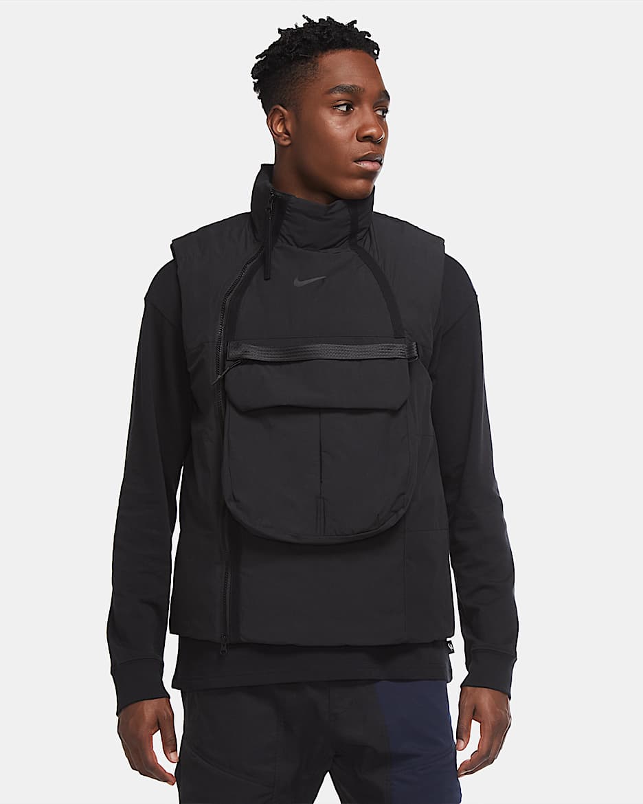 Nike Sportswear Tech Pack Synthetic-Fill 男子马甲 - 黑/黑/黑