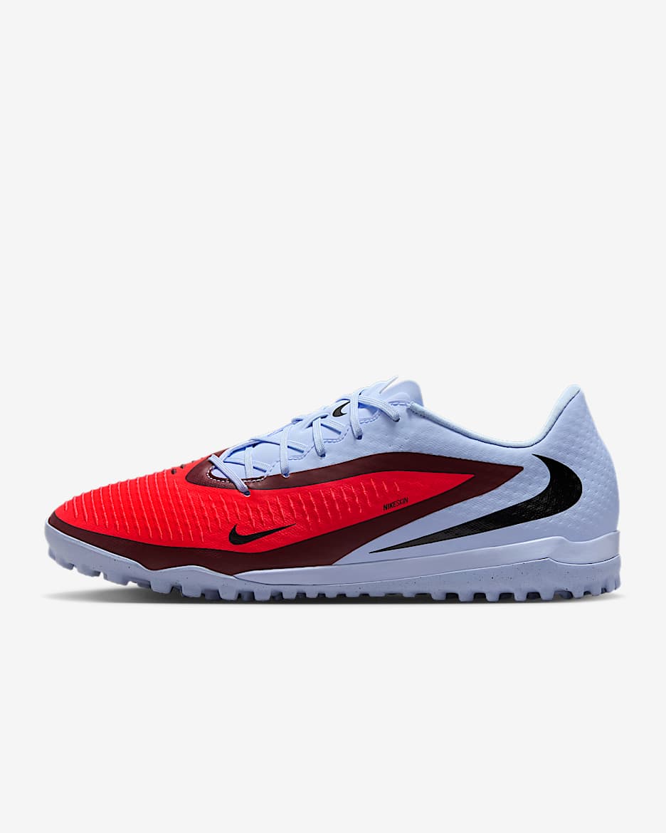Nike Phantom 6 Low Academy 耐克暗煞系列男/女人造场地低帮足球鞋 - 浅宝石蓝/亮深红