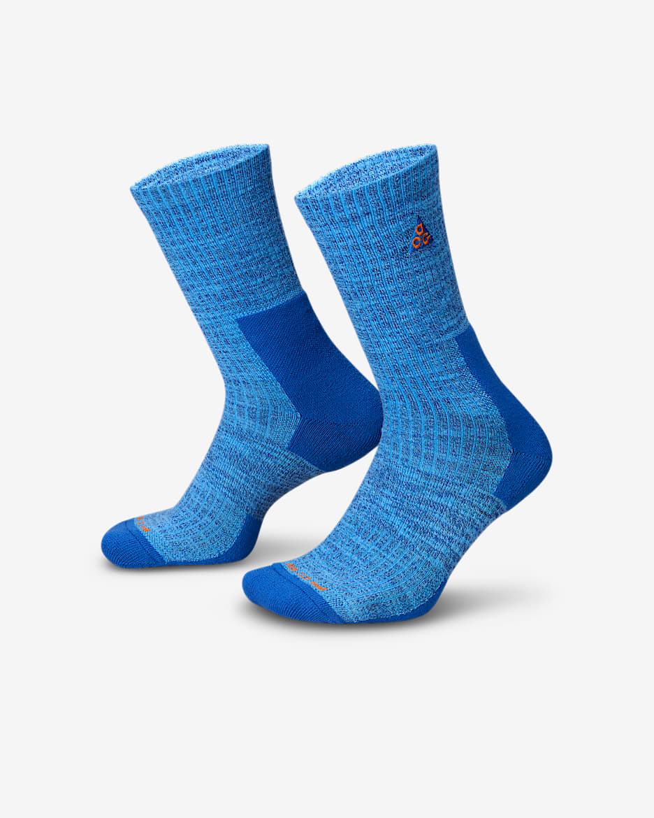 Nike ACG Everyday 舒适中筒运动袜(1 双) - 大学蓝/游戏宝蓝/安全橙