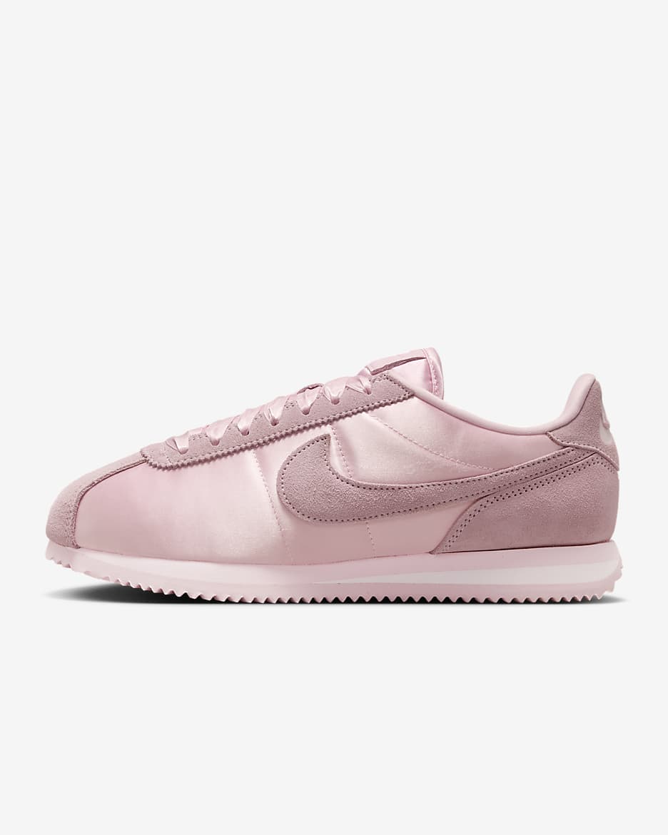 Nike Cortez Textile 女子复古运动鞋 - 中柔粉/冰粉/中柔粉