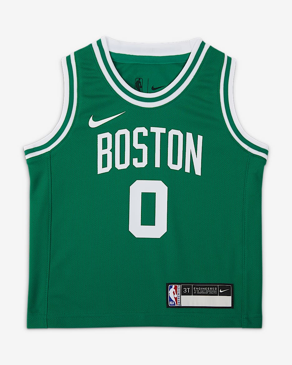波士顿凯尔特人队杰森·塔图姆 (Jayson Tatum) Icon Edition Nike NBA Jersey 婴童球衣 - 苜蓿绿