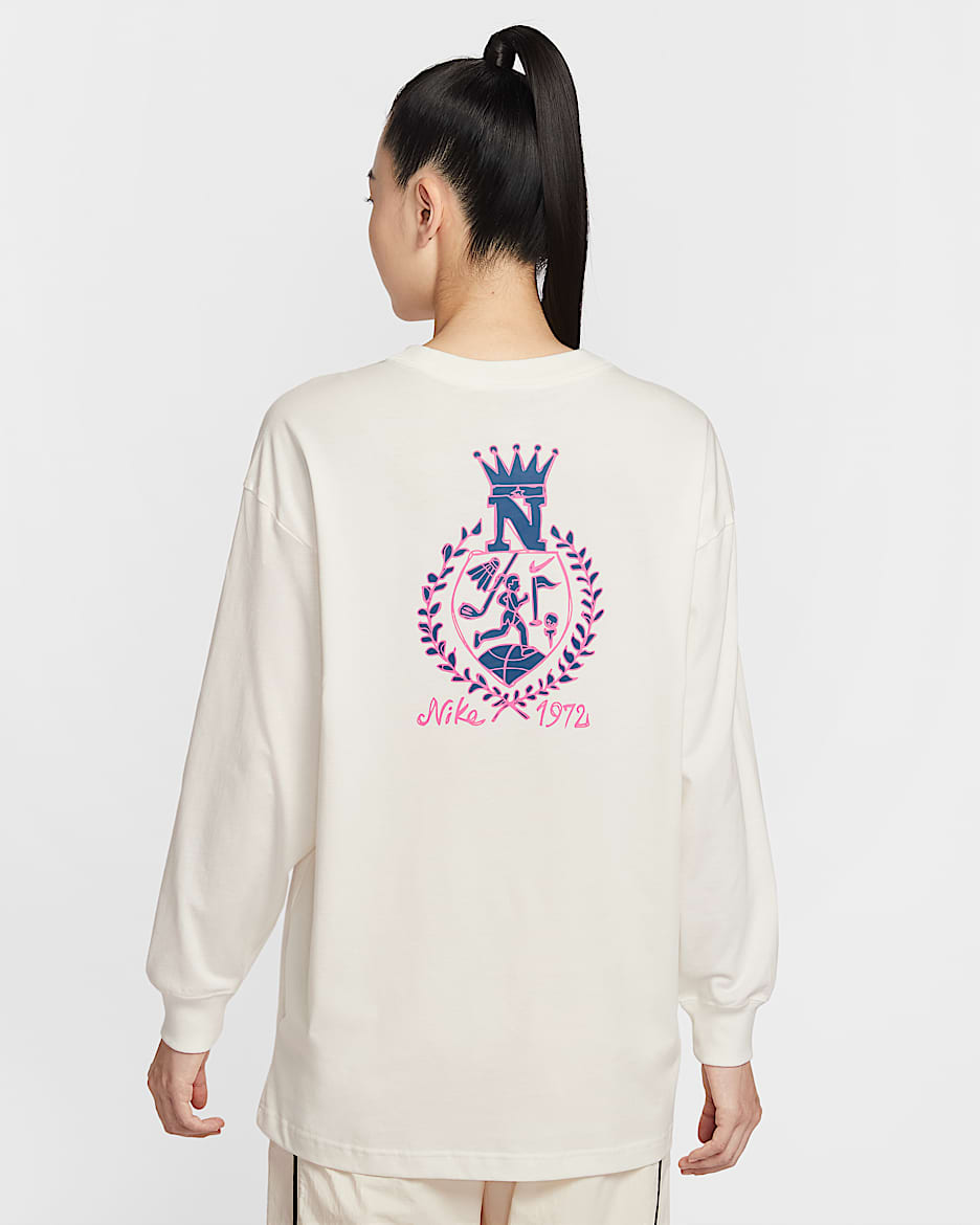 Nike Sportswear 女子长袖上衣 - 帆白