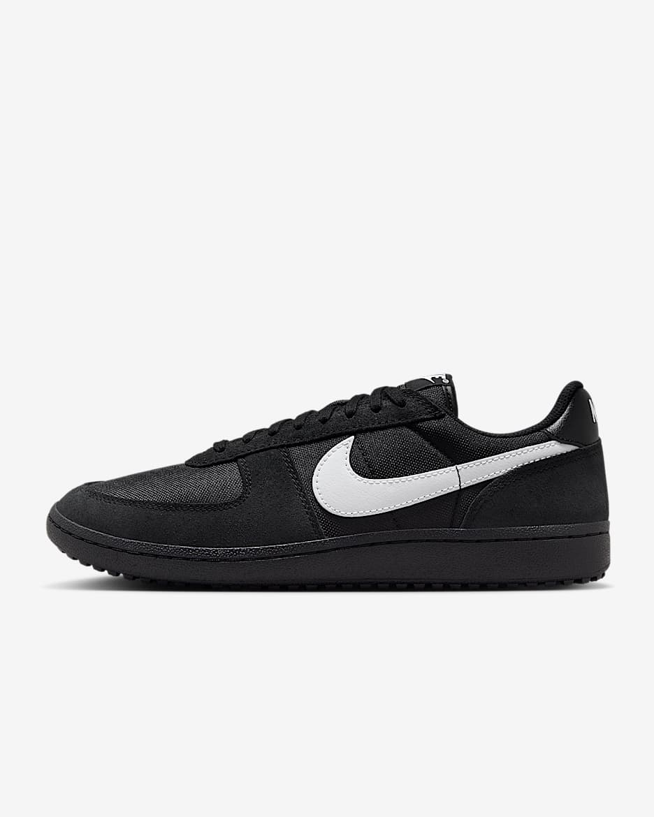 Nike Field General "Ref" 男子薄底运动鞋 - 黑/黑/白色