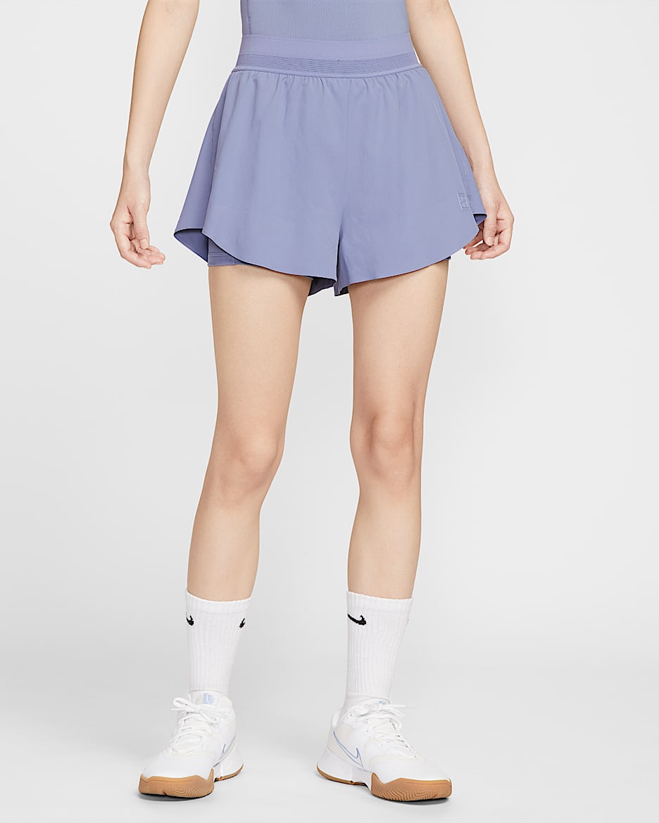 NikeCourt Ace Advantage Dri-FIT 女子速干网球短裤 - 世界靛青/世界靛青