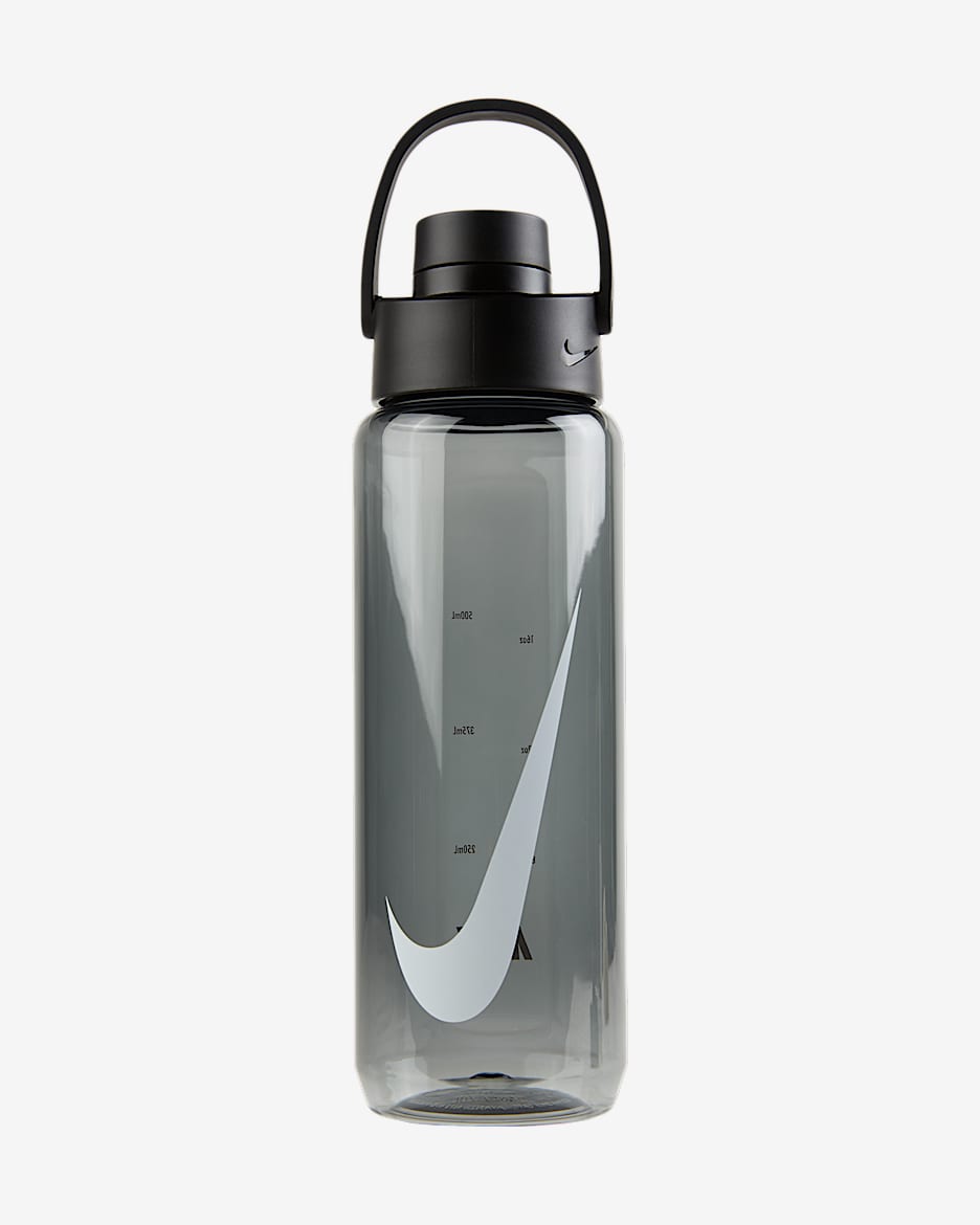 Nike Recharge 水壶（700 毫升） - 煤黑/黑/白色