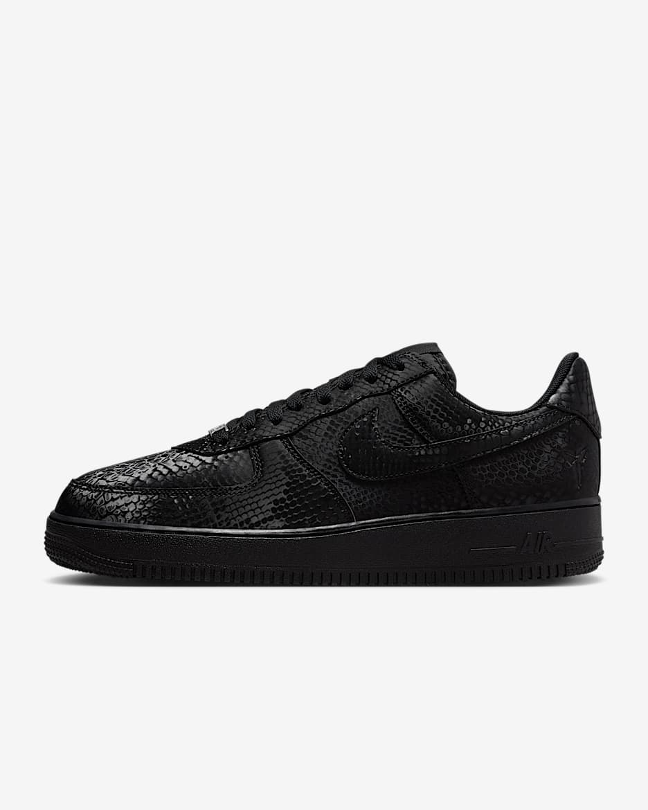 Kobe Air Force 1 Low 科比男子空军一号运动鞋 - 黑/黑