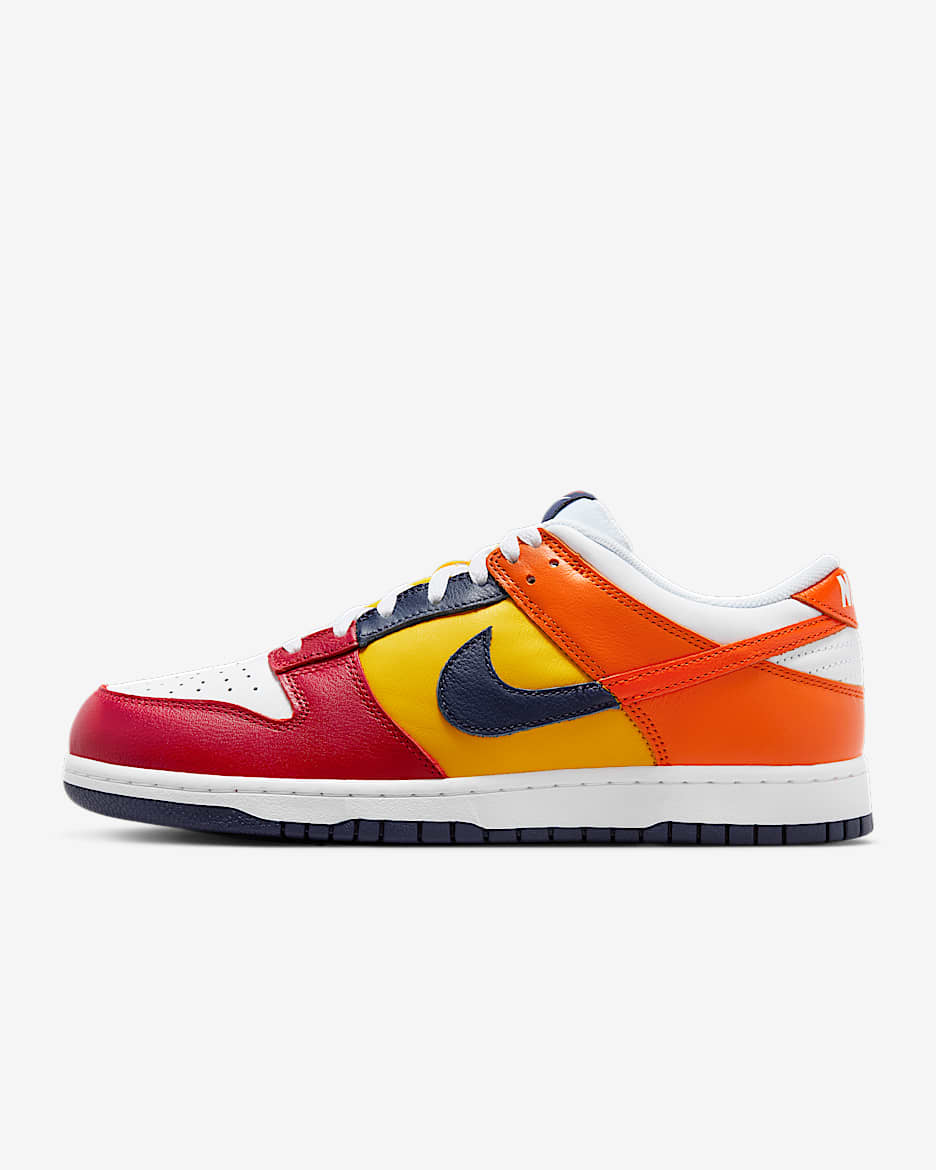 Nike Dunk Low JP 男/女运动鞋 - 深藏青/校园红/浅灰/校园粟黄