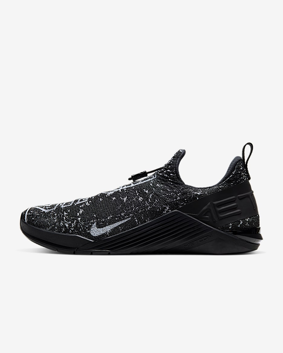 Nike React Metcon 男/女训练鞋 - 黑/黑/白色
