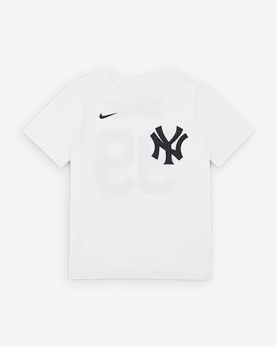 纽约洋基队 (Aaron Judge) Nike MLB 幼童T恤 - 白色