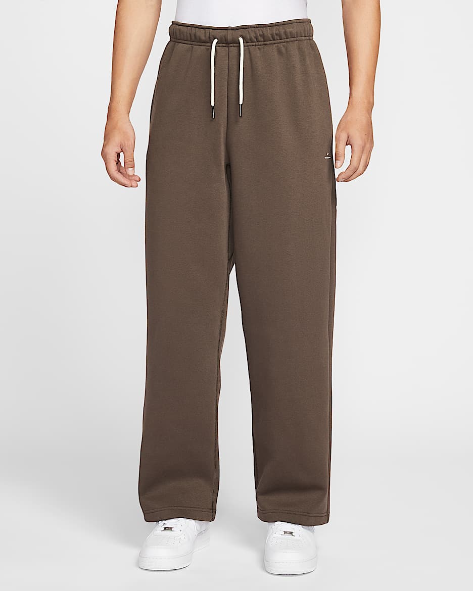 Nike Standard Issue Therma-FIT 男子加绒直筒篮球长裤 - 巴洛克棕/淡象牙白