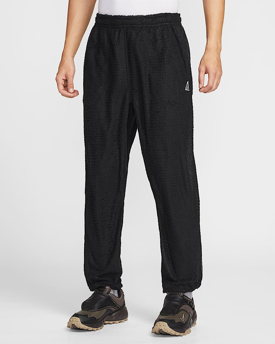 Nike ACG 男子加绒九分裤 - 黑/煤黑/冷灰/山峰白