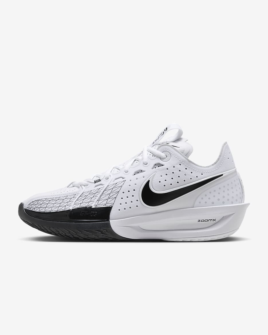 Nike G.T. Cut 3 EP 男/女 ZOOMX 实战篮球鞋 - 白色/黑