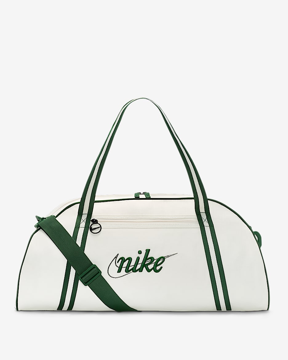 Nike Gym Club 训练包 - 幻影灰白/冷杉绿/冷杉绿