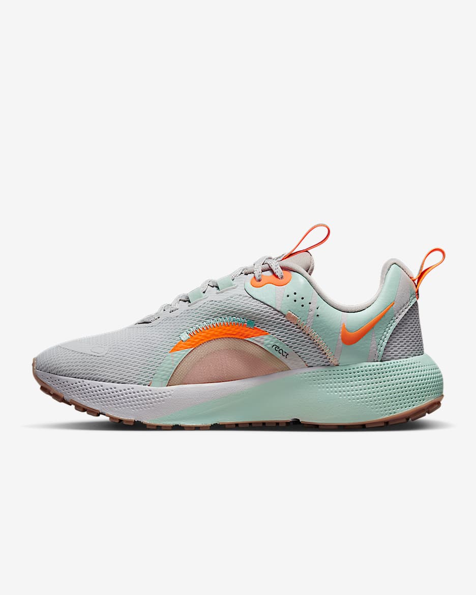 Nike Escape Run 2 Premium 女子公路跑步鞋 - 尘光子色/泡沫薄荷绿/金属青灰/荷兰橙