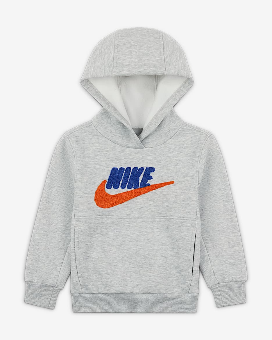 Nike Club 婴童加绒套头连帽衫 - 浅烟灰
