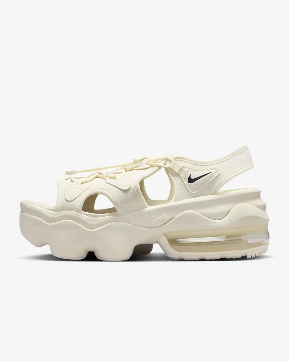 Nike Air Max Koko 女子厚底凉鞋 - 帆白/帆白/黑