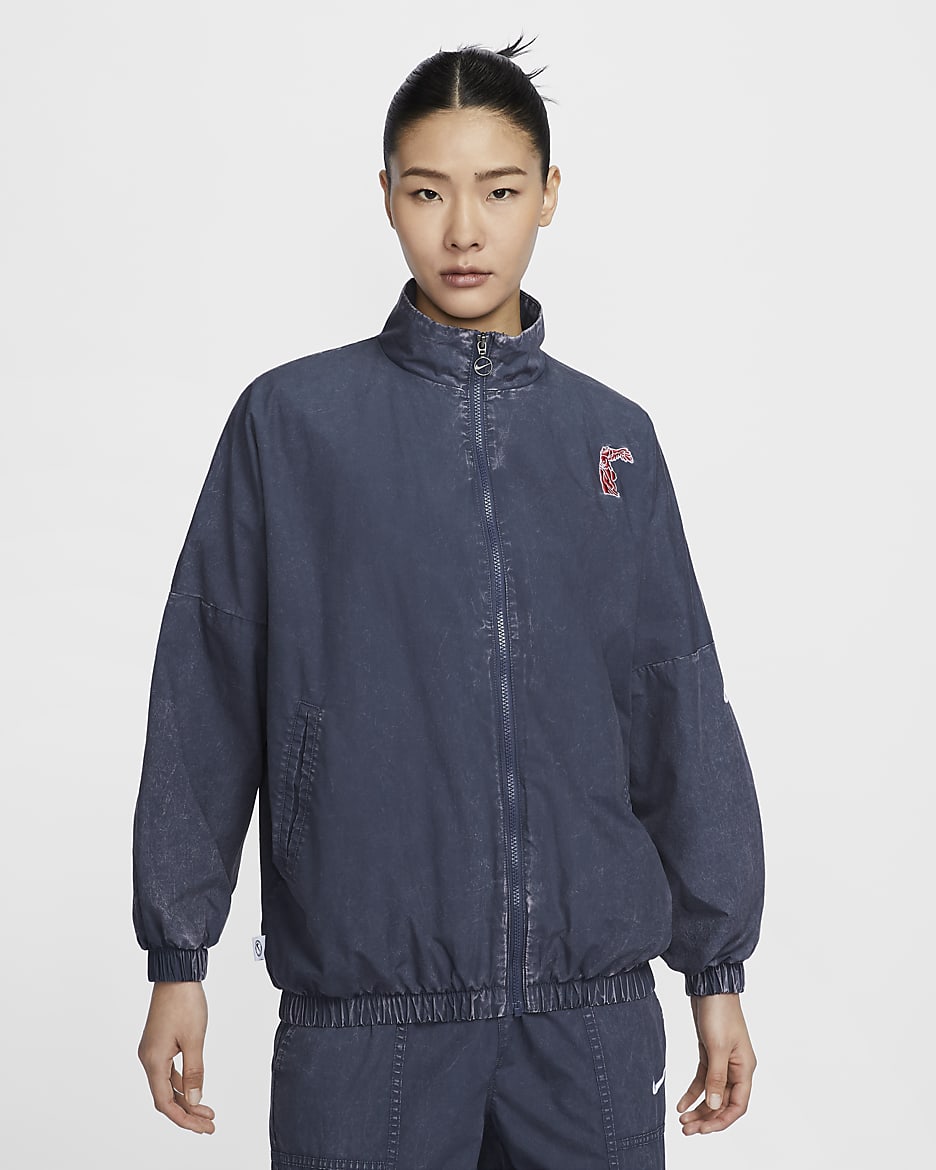 Nike Sportswear Essentials 女子梭织夹克 - 闪电蓝