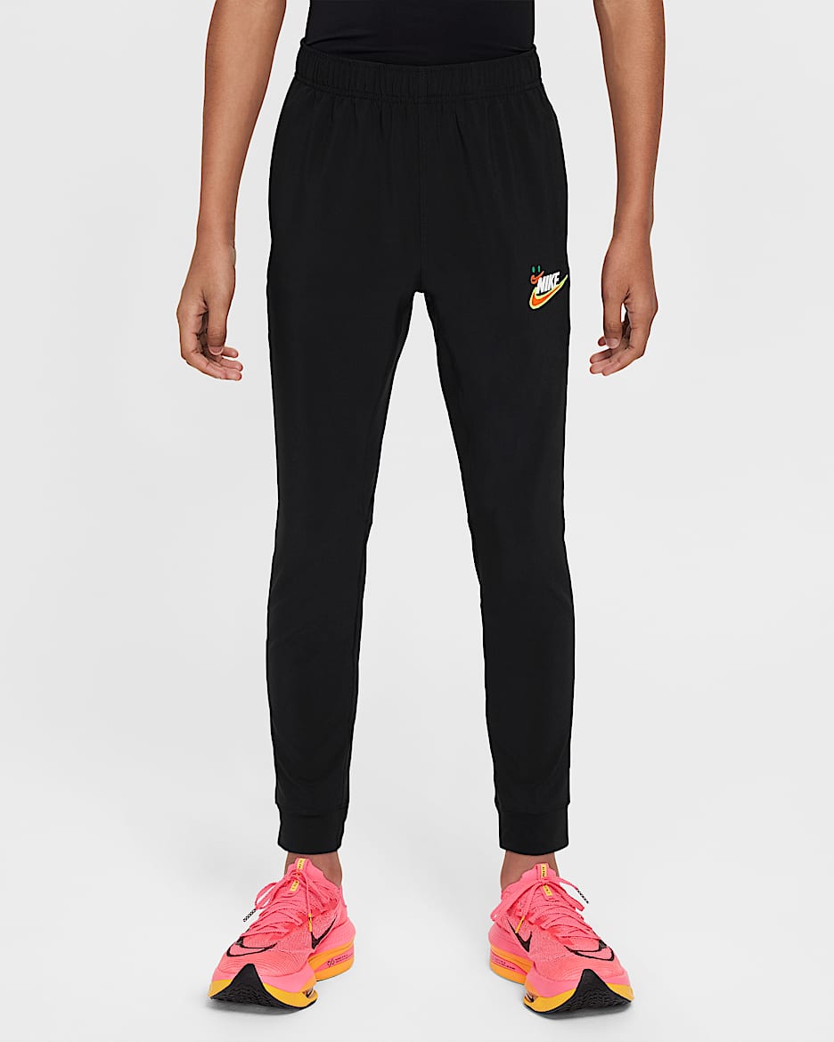 Nike Dri-FIT 大童（男孩）速干训练长裤 - 黑