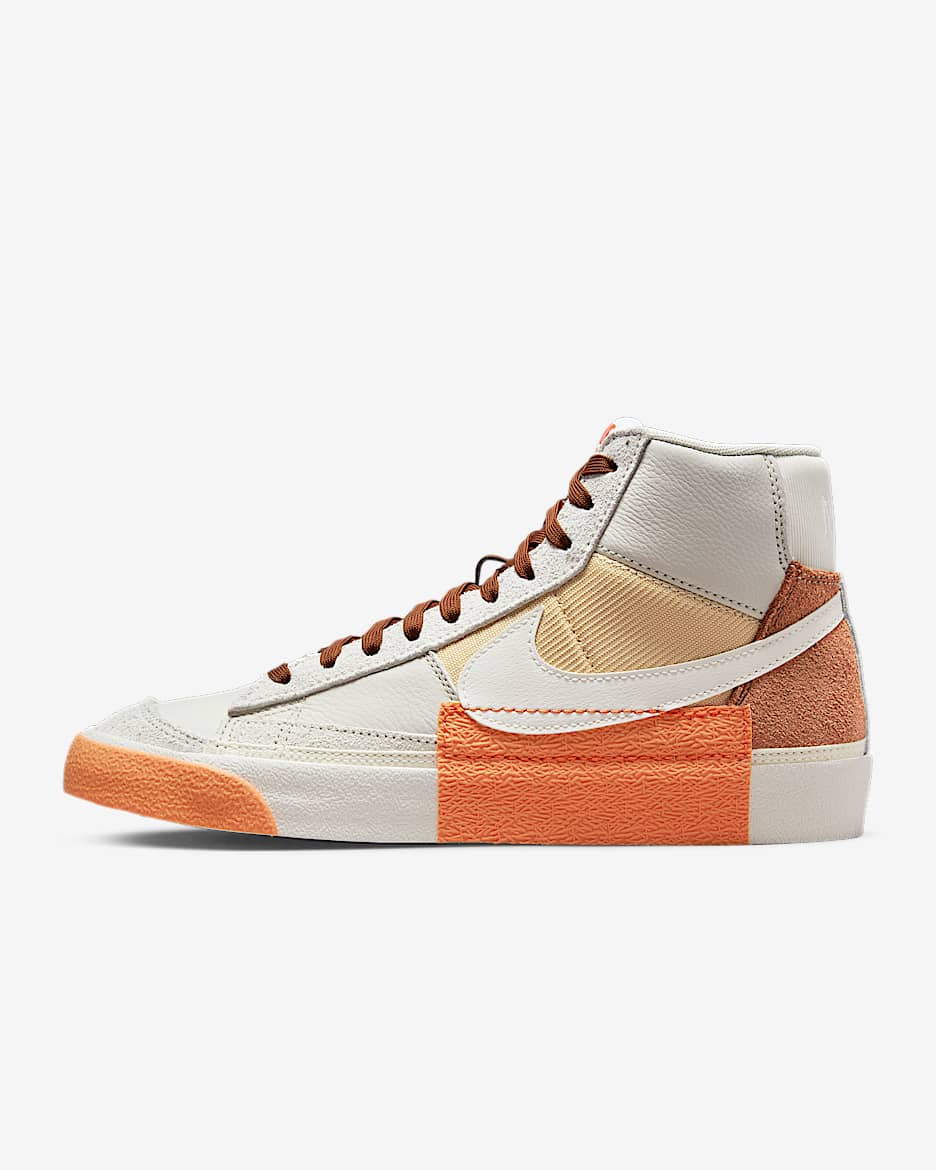 Nike Blazer Mid Pro Club 男子运动鞋 - 浅骨色/芝麻棕/胡桃黄/帆白
