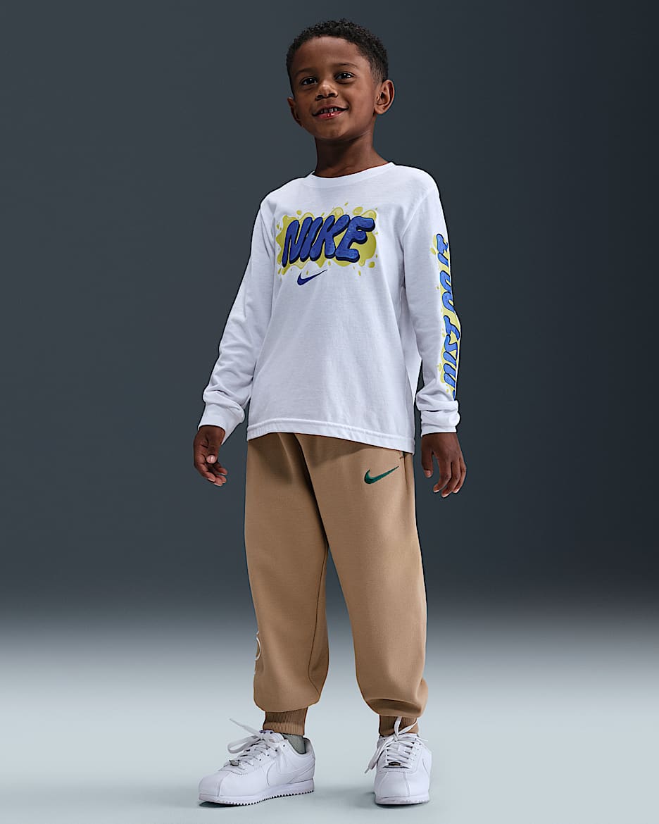 Nike.Net 幼童加绒长裤 - 麻黄