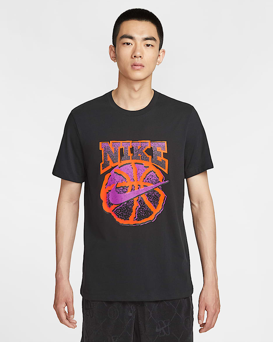 Nike Dri-FIT 男子速干篮球T恤 - 黑