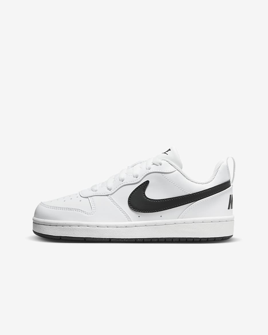 Nike Court Borough Low Recraft 耐克酷菠萝大童运动鞋 - 白色/黑