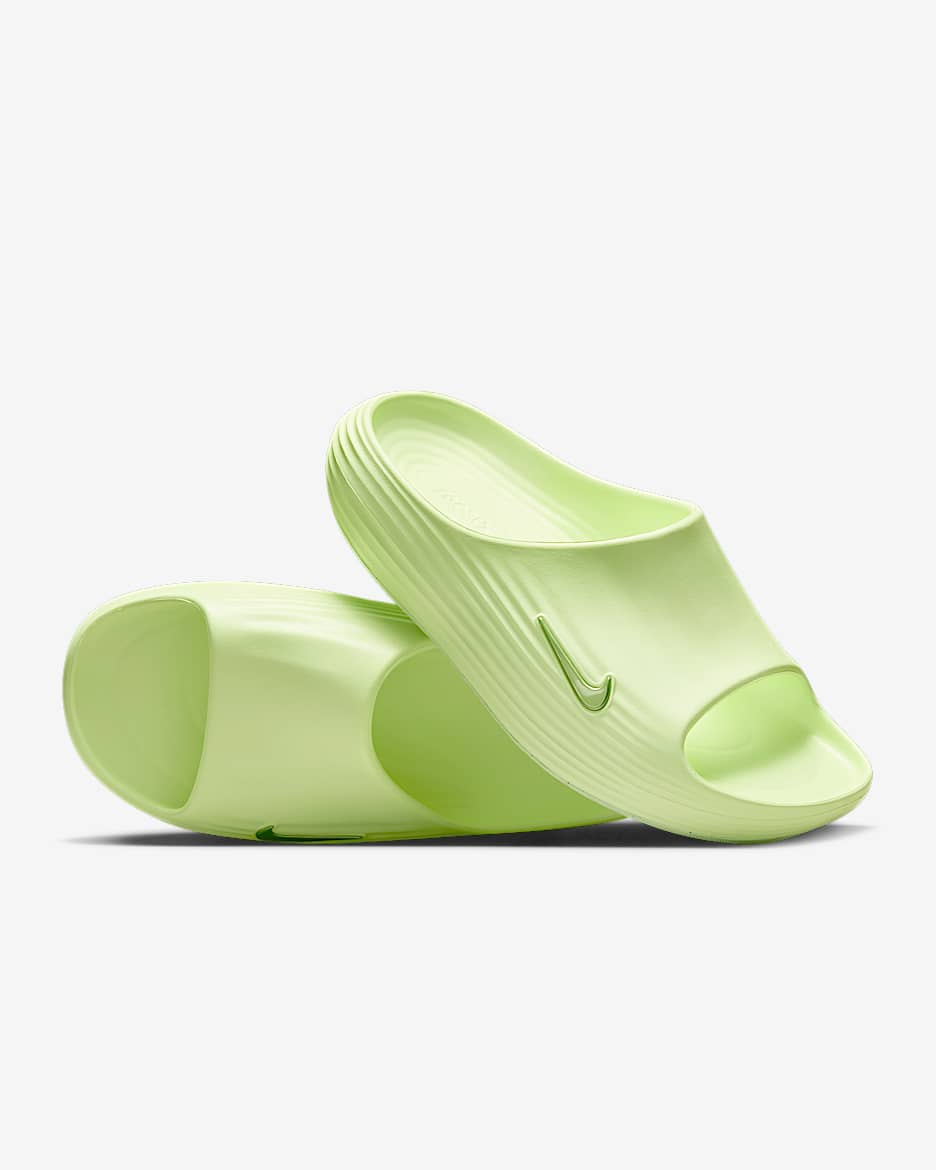 Nike ReactX Rejuven8 男子拖鞋 - 微黄绿/微黄绿/微黄绿