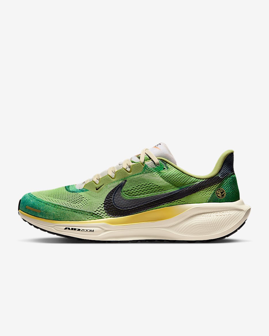 Nike Pegasus 41 SE 耐克飞马男子公路跑步鞋 - 多色/明亮绿/暗苹果绿/清透色