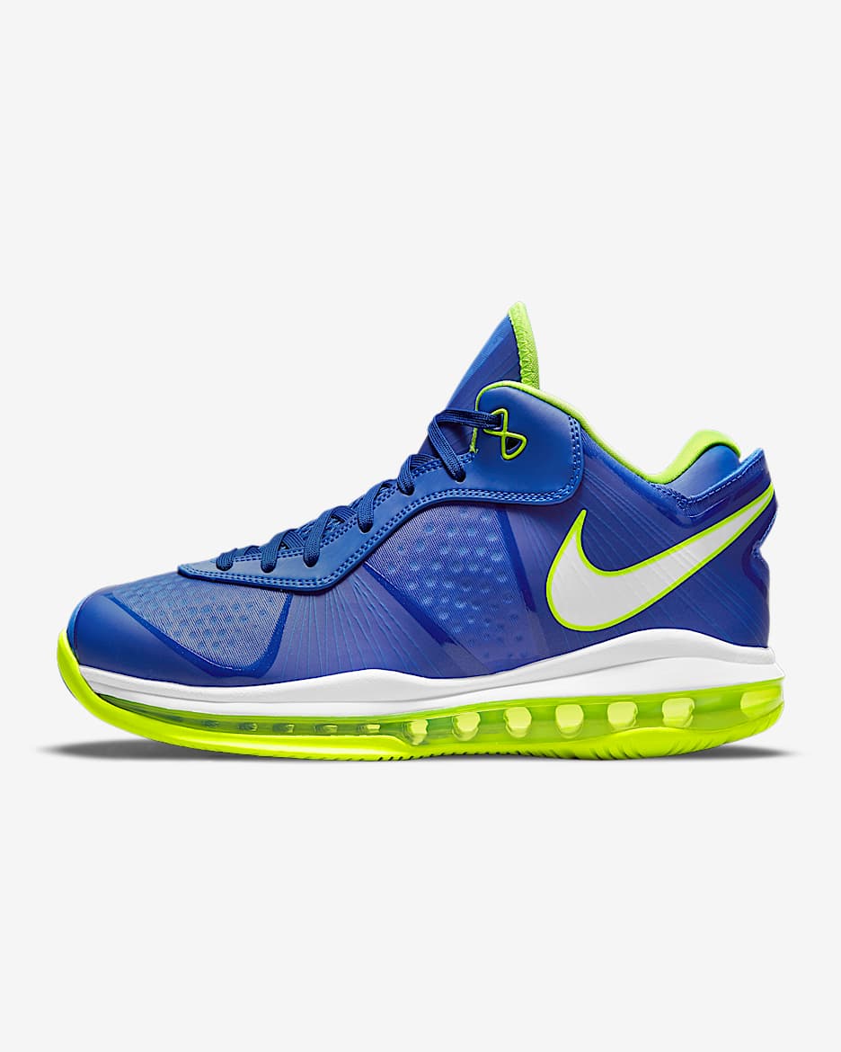 Nike LeBron VIII V/2 Low QS 男子运动鞋 - 宝蓝/黑/白色