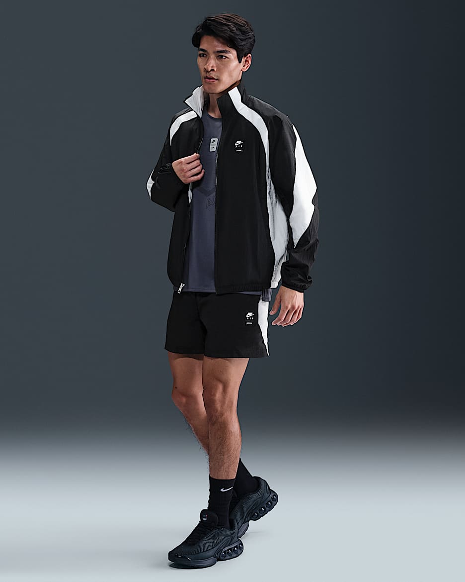 Nike Sportswear Air 男子梭织短裤 - 黑/白色/白色