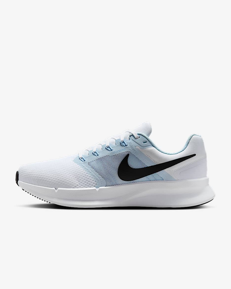 Nike Run Swift 3 男子公路跑步鞋 - 白色/紫蓝/心灵蓝/黑