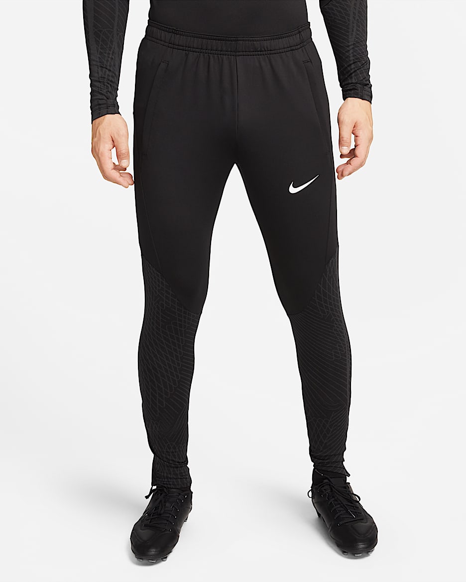 Nike Dri-FIT Strike 男子足球长裤 - 黑/煤黑/黑/白色
