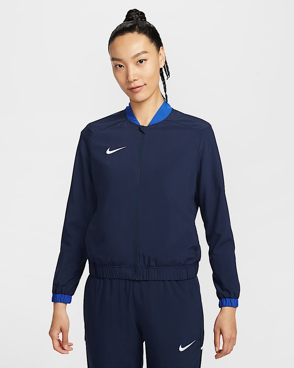 Nike Dri-FIT 女子学院风速干运动夹克 - 深藏青
