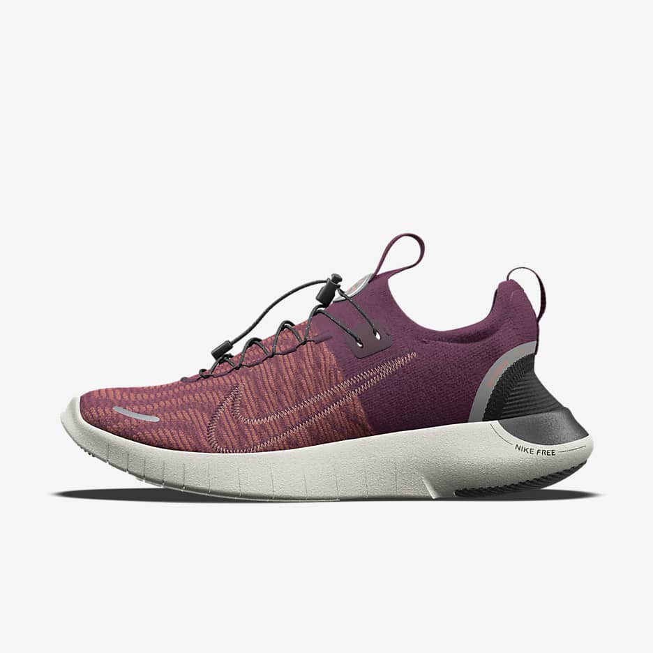 Nike Free RN By You 专属定制女子公路跑步鞋 - 热情粉/星尘红/热情粉