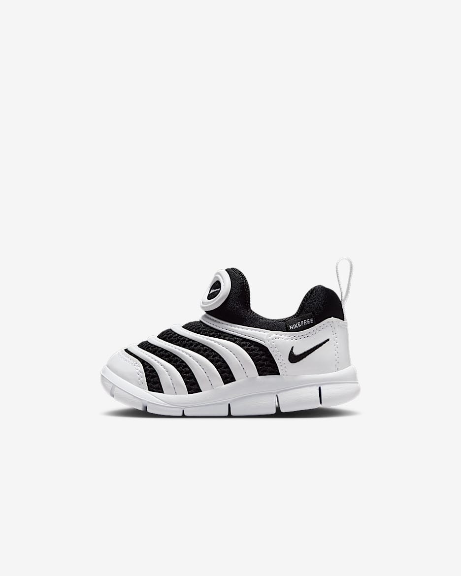 Nike Dynamo Free 耐克毛毛虫婴童运动鞋 - 白色/黑