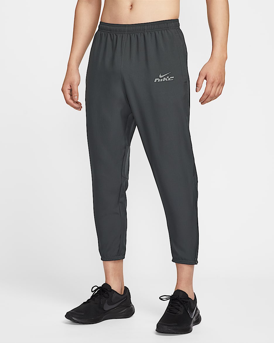 Nike Challenger Flash Dri-FIT 男子速干梭织跑步长裤 - 暗烟灰