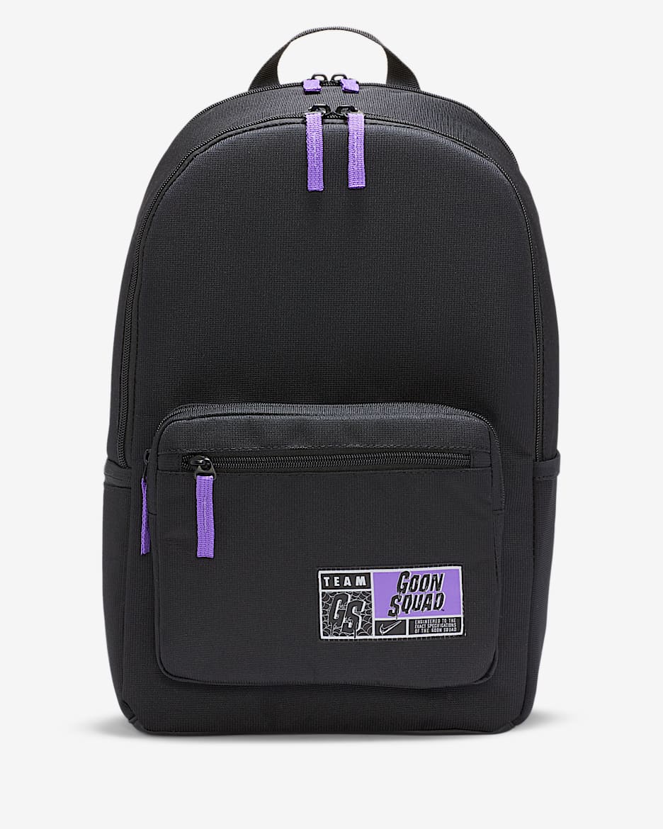 Nike Heritage x Space Jam: A New Legacy "Goon Squad" Eugene 双肩包 - 黑/黑/金属银