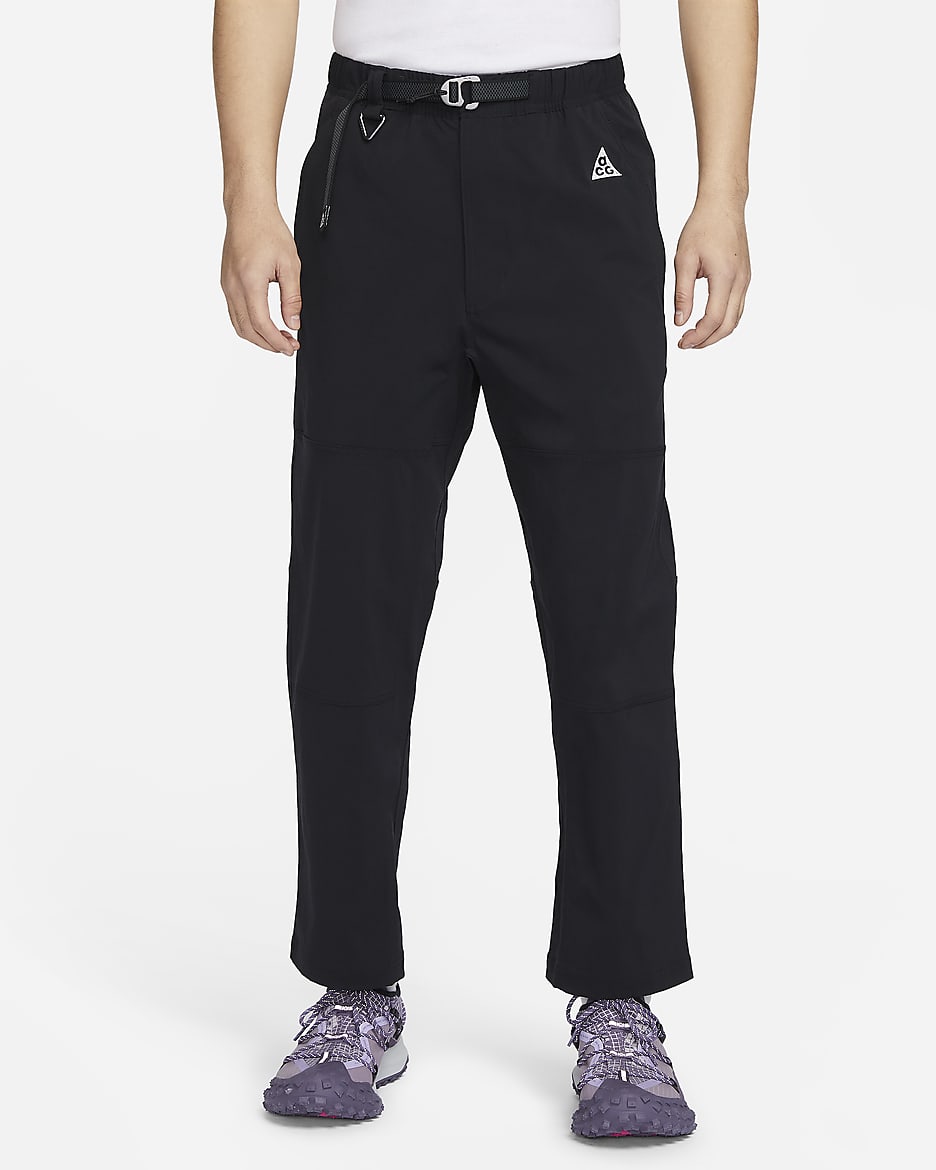 Nike ACG 男子防晒拒水徒步长裤 - 黑/煤黑/山峰白
