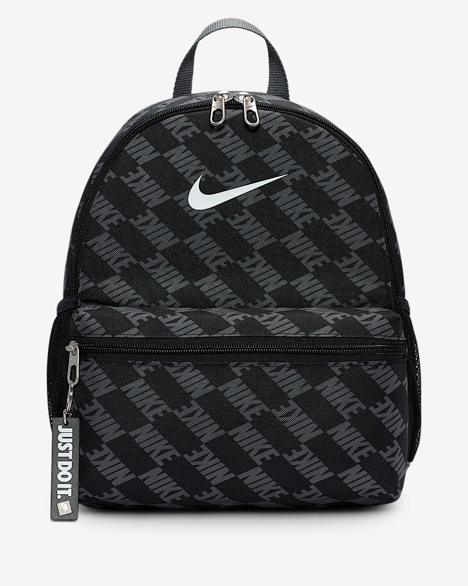 Nike Brasilia JDI 儿童双肩包 - 黑/铁灰/白色
