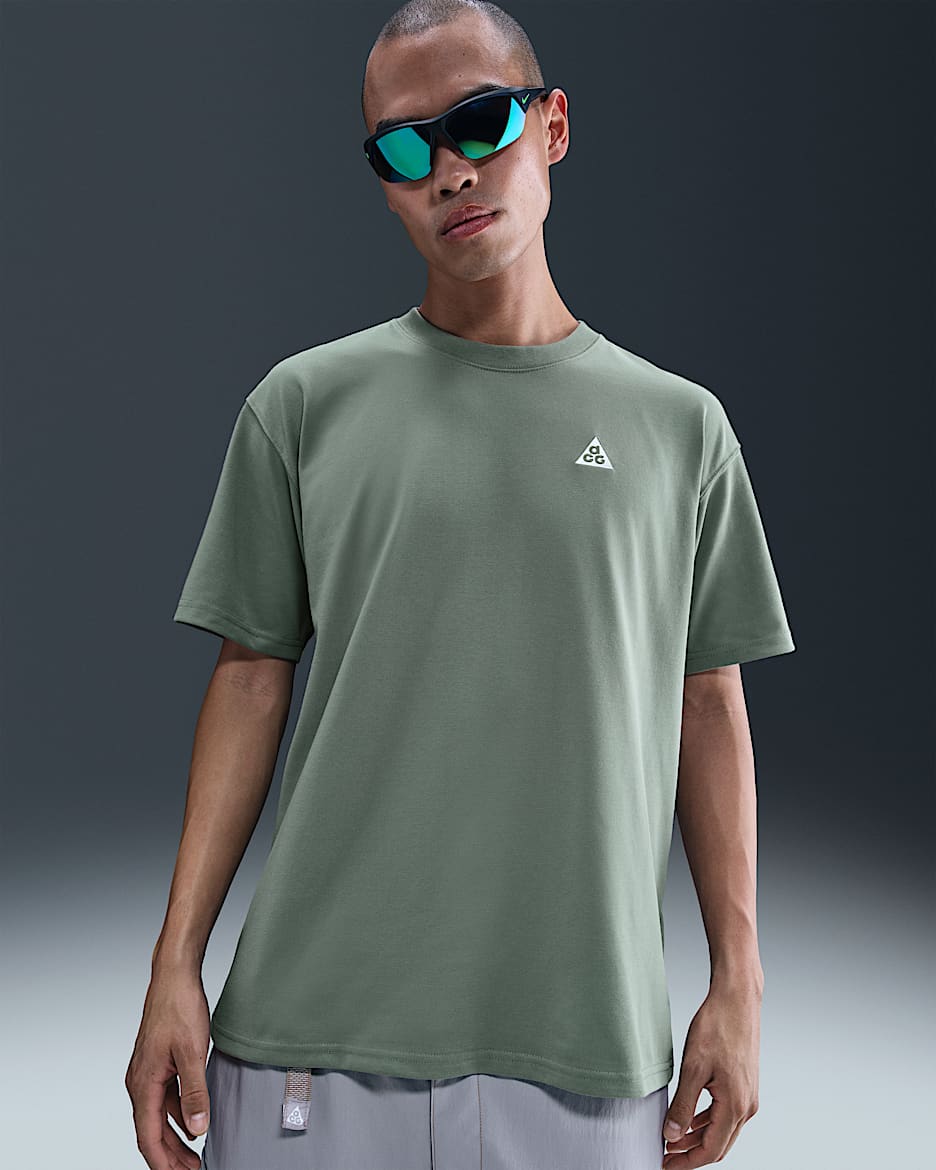 Nike ACG 男子速干T恤 - 土绿