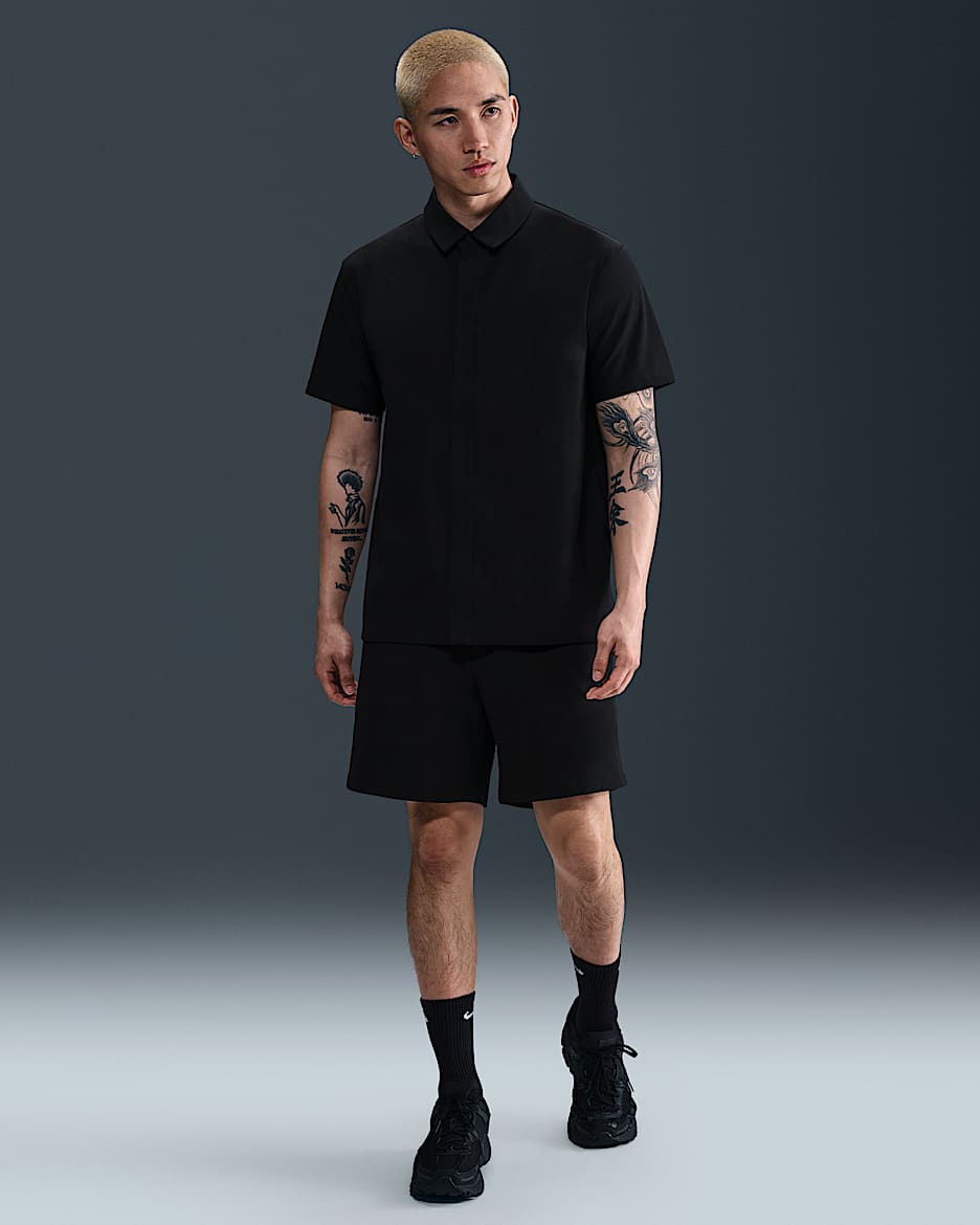 Nike 24.7 PerfectStretch Dri-FIT 男子速干短裤 - 黑/黑/暗烟灰