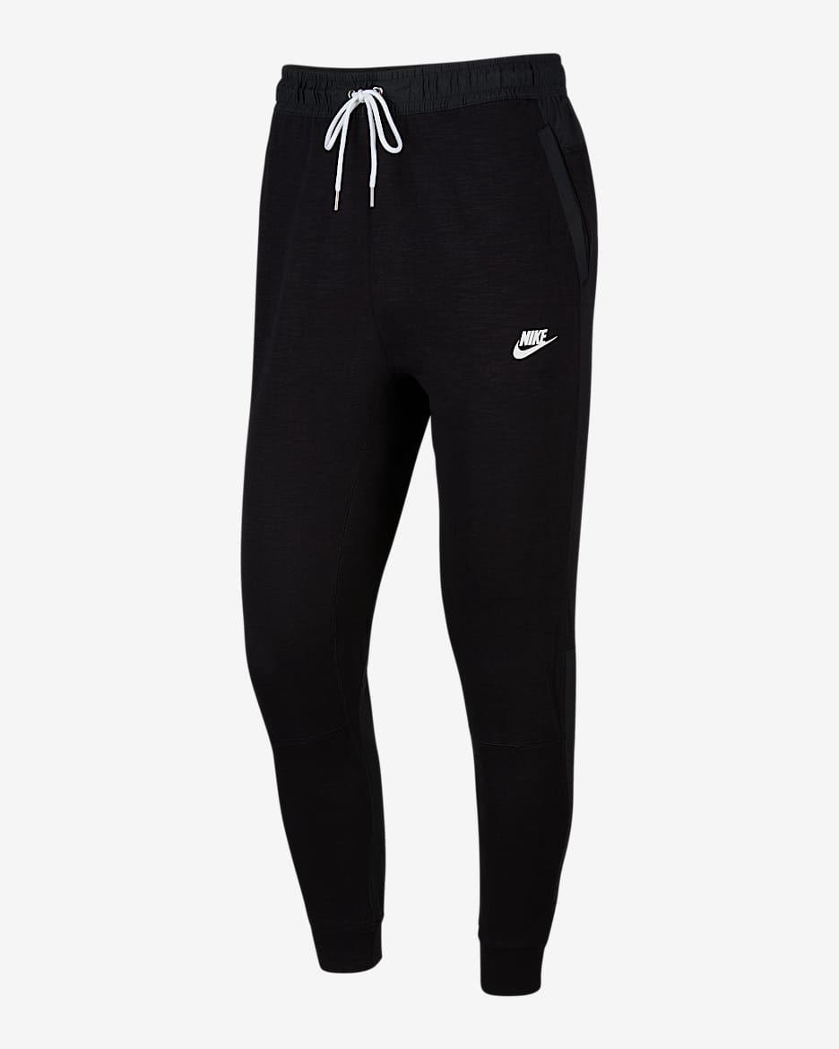 Nike Sportswear Modern Essentials 男子长裤 - 黑/黑/冰银/白色